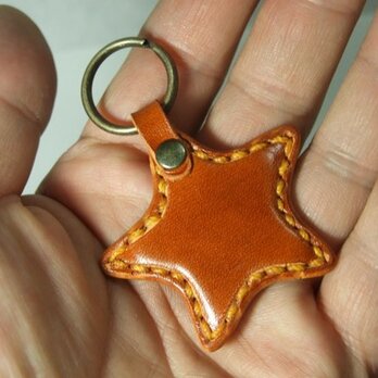 小さな星のキーホルダー ルガト橙の画像