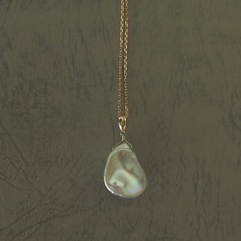 真珠のネックレス K10の画像