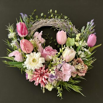 TULIP wreath IV「受注制作」