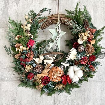 Xmas natural wreathの画像