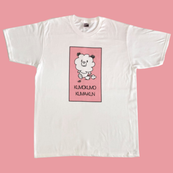 【受注生産】カワイイくもくもクマくんオリジナルTシャツ(白)の画像