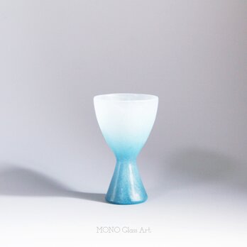 ワイングラス 1【オリジナル・一点もの | パートドヴェールガラス酒器】の画像