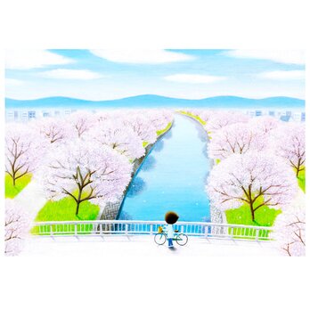 ポストカード「春風」の画像