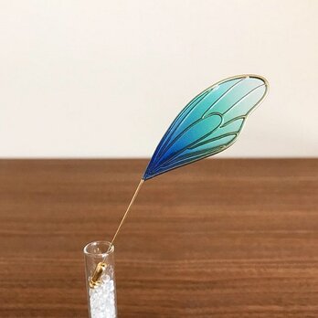 蝶の片羽ハットピン - 蒼穹 -の画像