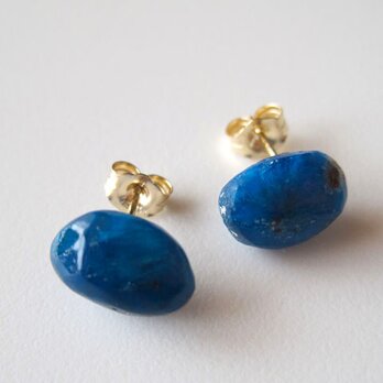 カバンサイトのピアス／カヴァンサイト /polish／india 14KGF