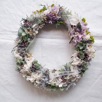Wreath＊アジサイオーバル*grayishの画像