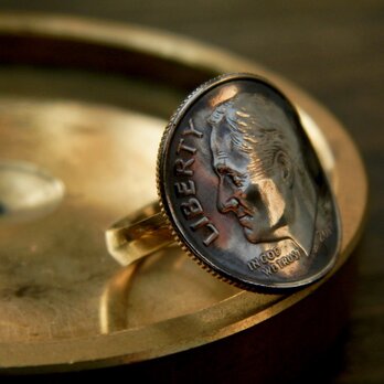 ＃R32　USA coin ringの画像