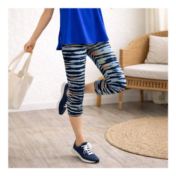 ❤SALE❤S～L対応！穿いている感じがしないレギンスストレッチショート丈パンツ:普段着やスポーツで通年使用◎タイダイ染