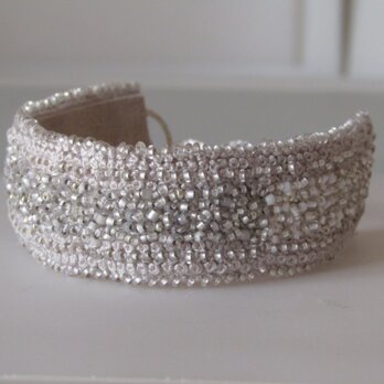 amulet 5「 ecume 」手刺繍ブレスレット