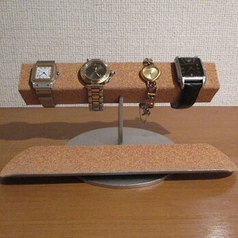 腕まわりが大きい時計専用角パイプ腕時計スタンド　181115の画像