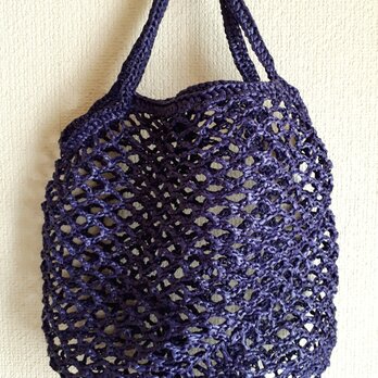 『hibi』Net Bag L（eco/purple）の画像
