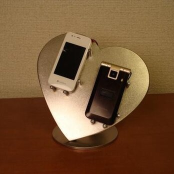 　夫婦orカップル携帯電話スタンドの画像