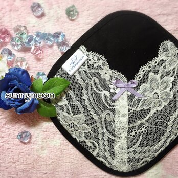 sunnymoon☆ランジェリー  タイプの布なぷライナー「fairyブラック」の画像