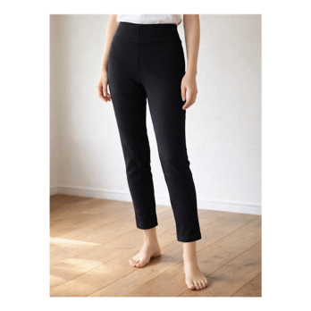 ❤待望の再販❤穿いている感じがしない美脚スキニーストレートストレッチロングパンツ:7～13号の方対応！通年使用◎ブラック