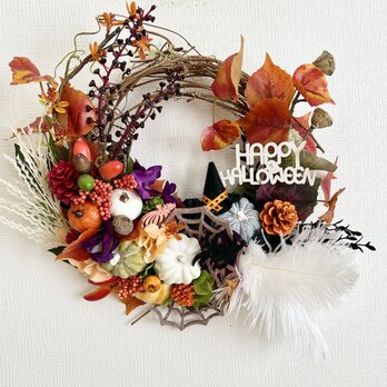 Autumn pumpkin wreath V