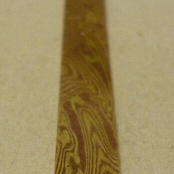 木目金　素材　材料　真鍮と銅の木目金　sozai012bcの画像