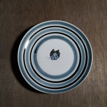 4寸皿(猫)の画像