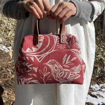 Boston bag S size [Bird Garden]の画像