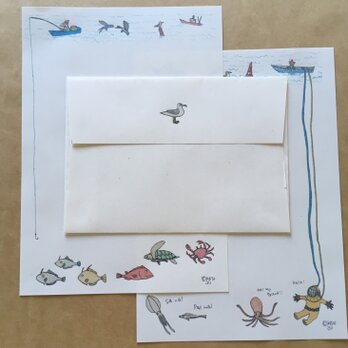 レターセット「海」