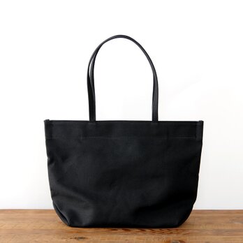 《Canvas》Simple tote Bag ブラックの画像