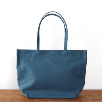 《Canvas》Simple tote Bag ミネラルブルーの画像