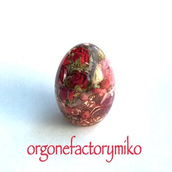 愛情　明るさと喜びと　ケオン　六芒星　幸運メモリーオイル入　つるつる卵オルゴナイトの画像