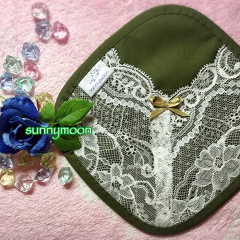 【限定カラー☆】sunnymoon☆ランジェリータイプの布なぷライナー「fairyオリーブ」の画像