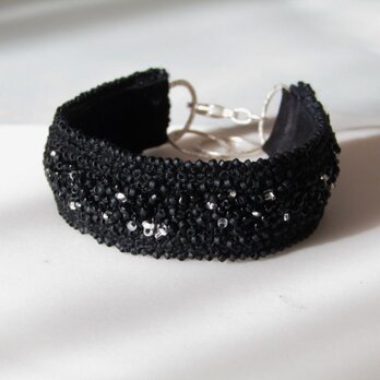 amulet 9「 ciel de nuit 」手刺繍ブレスレット