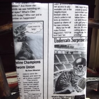 猫新聞のコミック本カバーの画像