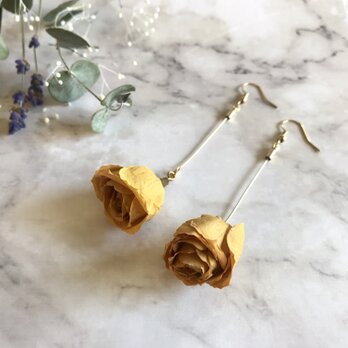 dried flower earringsの画像