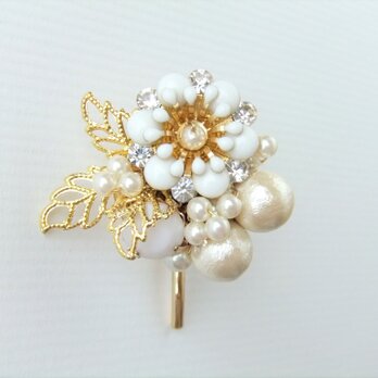 Hair Accessory ポニーフック お花(K0823)