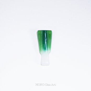 ガラス箸置き -扇 閉-03【オリジナル・一点もの | パートドヴェールガラス箸置き】の画像