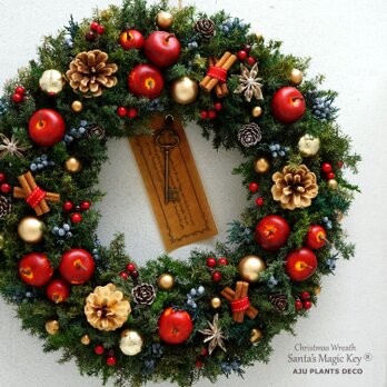 クリスマスリース(0319)～Santa's Magic Key(R)～　35cmの画像