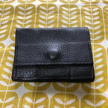 三つ折り財布・アリゾナ・黒の画像