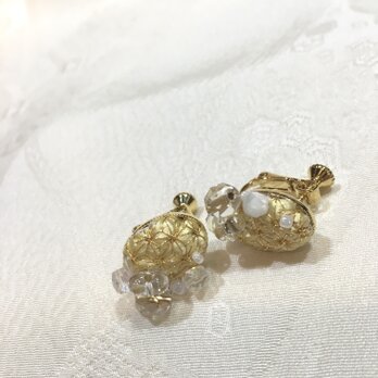 HARE earrings mitudasou-iroの画像