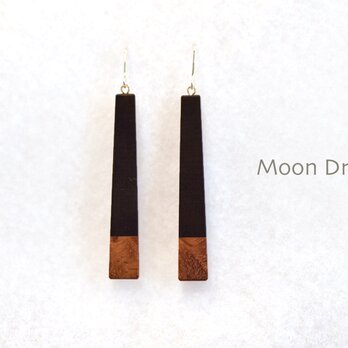 No.0011　Wood 　ピアス　コクタン／カリン Sold Outの画像