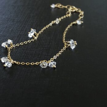 herkimer diamond*braceletの画像