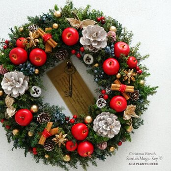 クリスマスリース(0719)～Santa's Magic Key(R)～　30cmの画像