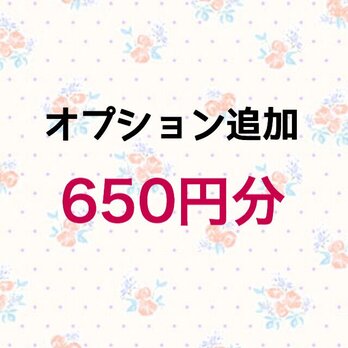 【650円】オプション追加の画像