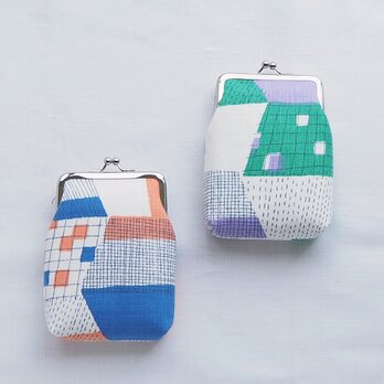 ■がま口カードケース / おしゃべり■ chat (chatty)