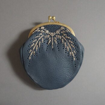 r&l stitch pouch (blue)の画像