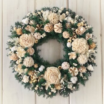 クリスマスリースC(22cm)の画像