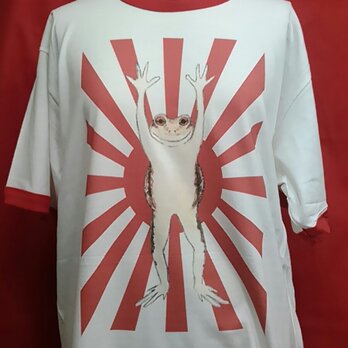 カエル　Tシャツの画像