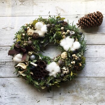 Christmas wreath！AtelierKouanの画像