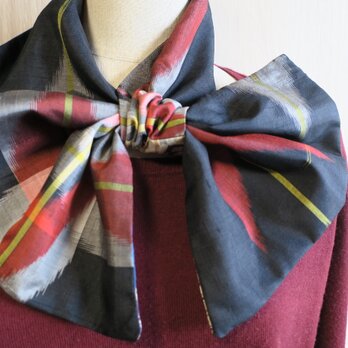 銘仙　モダンな変わりスカーフ