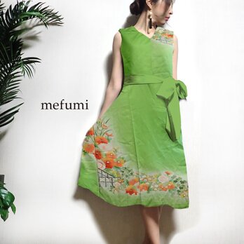 受注制作 ✳︎１点物 ✳︎ アンティーク  着物リメイク  フォーマルワンピース ✳︎ サイズ 9号/11号/13号