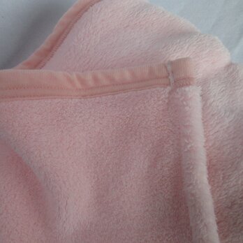マイクロファイバー毛布　ベビー毛布サイズ 　ピンク　100Ⅹ140㎝　の画像