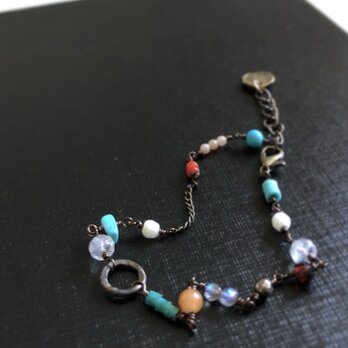 天然石*アンティーク風braceletの画像