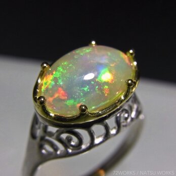 オパール リング ＊ Opal & 18k Ringの画像