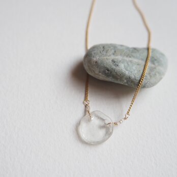Glass drop necklaceの画像